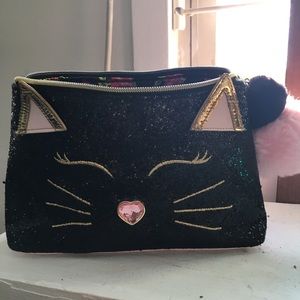 Betsy Johnson clutch/makeup bag- new with tags